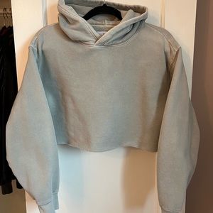 TNA perfect hoodie cropped sweater